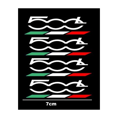 (500L) 4 autocollants de carrosserie compatibles avec Fiat 500, 500X, 500L, 500C, 500E, Punto, Tipo, Panda et Bravo. Accessoires auto. (1/4)