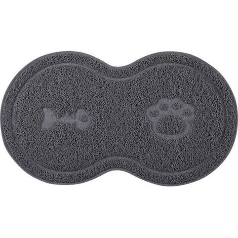 Tapis d'alimentation en silicone pour chat, tapis imperméable et antidérapant pour gamelle pour chien et chat, set de table T (1/4)