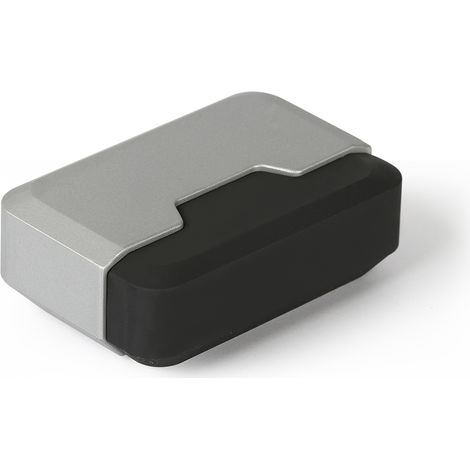 Tope de Puerta  Estilo Decorativo  Fabricado en TPS  Acabado en Aluminio  Medidas 603922 mm  Sistema de Fijación Adhesivo  1 Unidad -