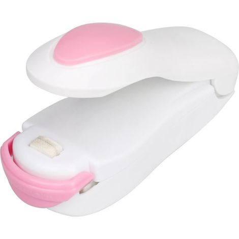 Mini machine de mise sous vide manuelle portable, machine de thermoscellage pour sacs plastiques, machine de scellage pour sachets de conservation alimentaire et de snacks (1/5)