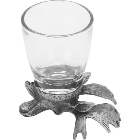 Verre à Whisky Style Cerf, Élégant et Stable, Métal Durable, Verre à Cocktail Polyvalent pour Fêtes, Jeux, Mariages (1/5)