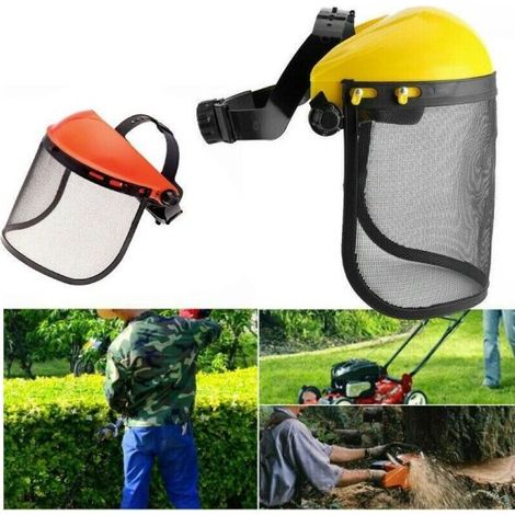 VISIERA A RETE REGOLABILE MASCHERA PROTETTIVA PER DECESPUGLIATORE TAGLIAERBA (1/5)