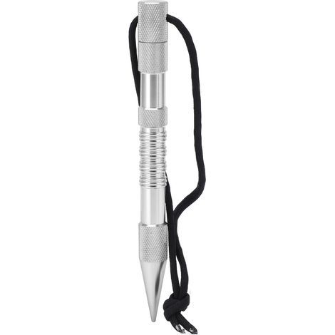 Set mit 2 Paracord-Nadeln aus Aluminiumlegierung – Zubehör für Leder- und Paracord-Arbeiten – Silber (1/5)