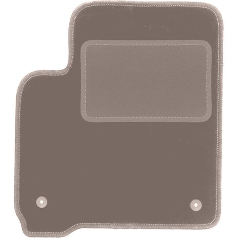 Alfombrilla beige para el conductor: Dodge Journey JC49 de 7 plazas (2007-2016)
