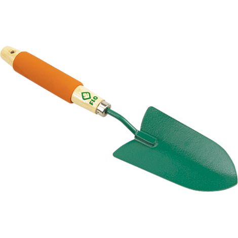 Breite Handschaufel, 35 cm, Stahl, Holzgriff