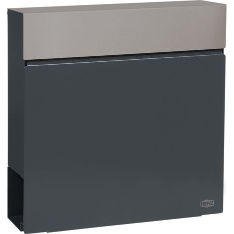 RENZ Cloud Briefkasten – Design Briefkasten in Verkehrsweiß (RAL 9016) (1/4)