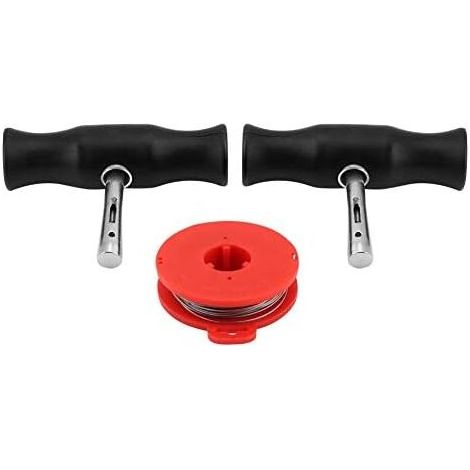 Kit de herramientas para desmontar parabrisas de coche, alambre de corte de cristal con mangos.