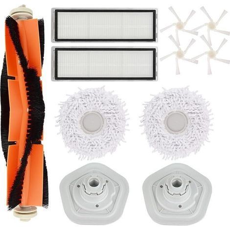 Kit accessoires de Rechange pour Aspirateur Dreame Bot W10/W10 Pro, 1 Brosse Principale, 2 filtres, 4 brosses latérales, 2 serpill (1/5)
