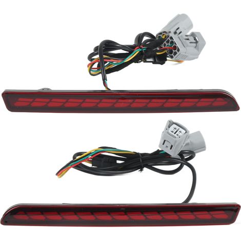 Feux arrière à DEL avec 3 fonctions : feu stop, clignotants et feux de jour. Pour Toyota Sienna 2021-2023. (1/5)