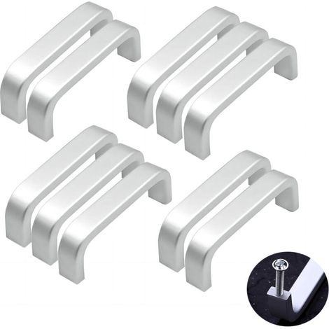 (64MM),10pcs Mini Aluminum Kitchen Cabinet Door Handles Cupboard Drawer Bedroom Furniture Pull (1/5)