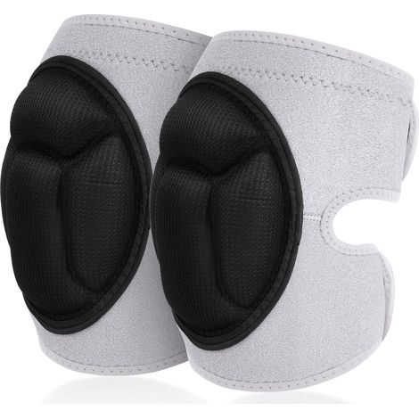 Genouillères de protection, 2 Genouillère Travail Avec 20MM Mousse Coussin, Anti-collision Éponge Épaisse Genouillere, pour Jardinage Travaux Carreleur Construction Nettoyage Jogging Volley-ball (1/5)