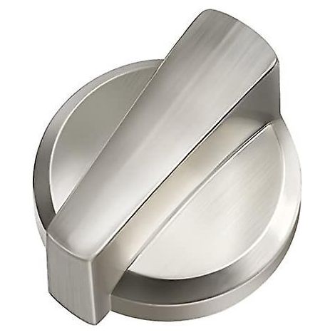 Bouton de brûleur robuste en acier inoxydable Techecook pour cuisinières/fours General Electric (1/4)