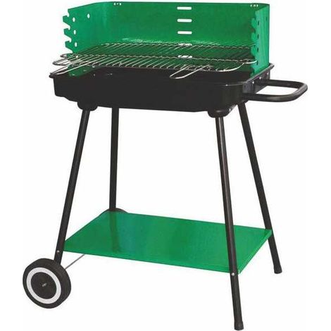 Barbacoa rectangular con base de metal 57X37 h 68 Lapillo 08208