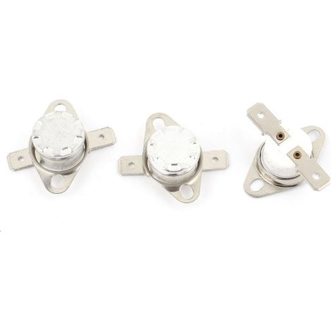 Thermostat KSD301 - Lot de 3 - Normalement Fermé 190°C - Interrupteur Température - Électroménager Chauffage