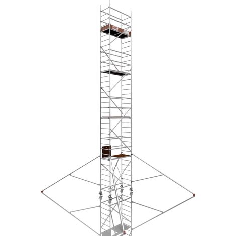 Rollfix 2.0 1000, Arbeitshöhe 10m, inkl. Rollen (Ø150mm) & Dreieckausleger