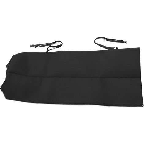 Housse pour adoucisseur d'eau, protection contre les intempéries, résistante à l'eau, pour réservoir de filtre d'adoucisseur extérieur, avec fermeture éclair, noire, 30,5 x 132 cm (12 x 52 po) (1/5)
