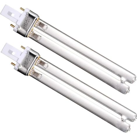Lot de 2 lampes UV 13 W à culot G23 SunSun Jebao