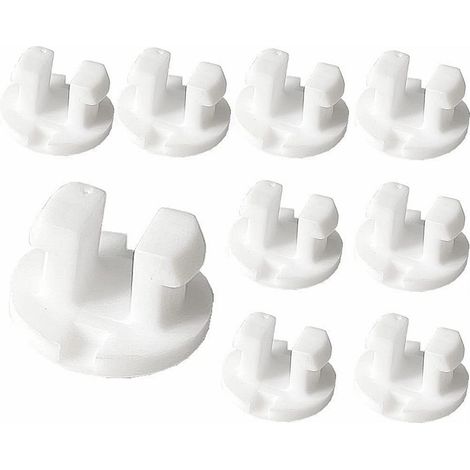 Cache-rail inférieur pour store vénitien, bouton, ruban blanc, bouchon de verrouillage, embout de store, joint d'étanchéité rond pour cordon de tirage (30 pièces) (1/5)