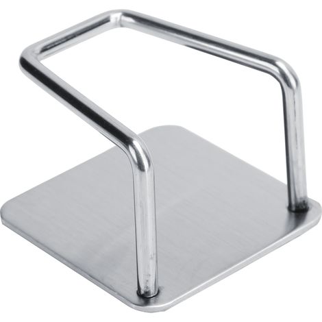 Porte-éponge en Acier Inoxydable en Forme de U, Support de Drainage pour Évier, Étagère de Rangement de Cuisine Argenté (1/5)