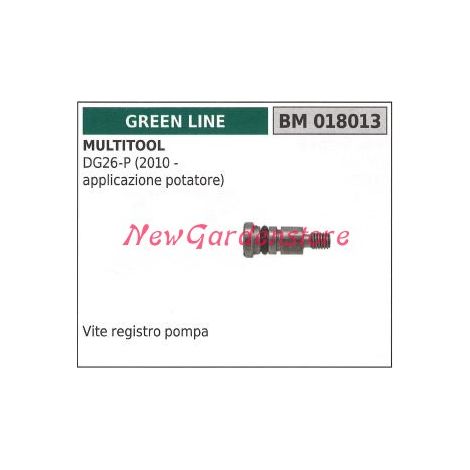 Einstellschraube Ölpumpe GREEN LINE Multitool Motor DG26-P 018013