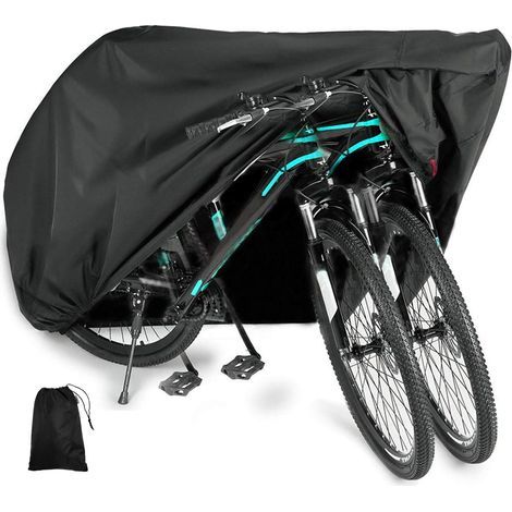 Housse de Protection pour vélo en Tissu Oxford 210D - Housse de Protection pour vélo - XL - Housse de Protection de vélo - Étanche - 200 x 70 x 110 cm (1/5)