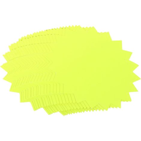 price tags and sales promotion items yellow for price (1/5)