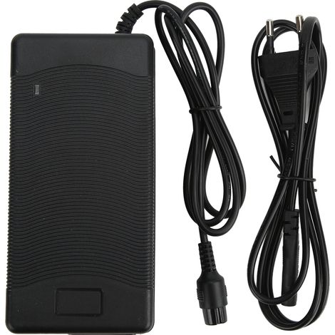 Chargeur Scooter 10 Pouces 3 Broches pour KUGOO M4 M4PRO 54.6V 2A, Prise UE 100‑240V