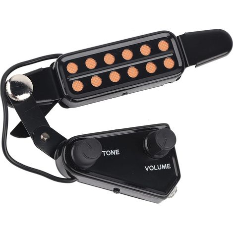 Micro micro pour guitare acoustique avec trou sonore et cordes, 12 micros (1/5)