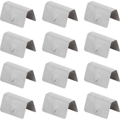 Clips de fixation en acier inoxydable – 12 pièces pour canal de déflecteurs de pluie et vent, compatibles HEKO G3 (1/5)
