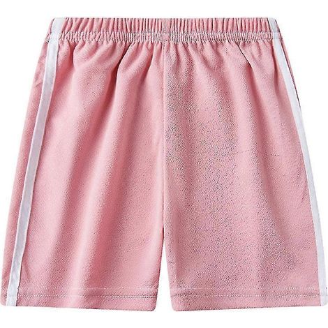 Short de sport rayé pour enfants de 2 à 10 ans-7-8 Years-Pink