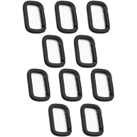 Boucle à ressort multifonctionnelle carrée en aluminium pour sac à dos, bouton d'alpinisme en forme de D (1/5)