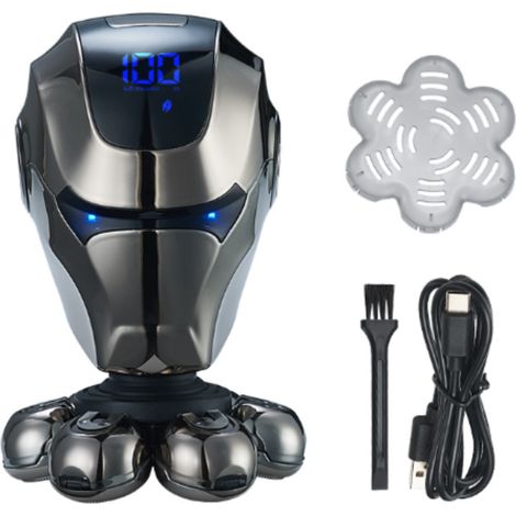 Afeitadora eléctrica para hombre ZCB137, siete cuchillas, configuración estándar, negra. (1/5)