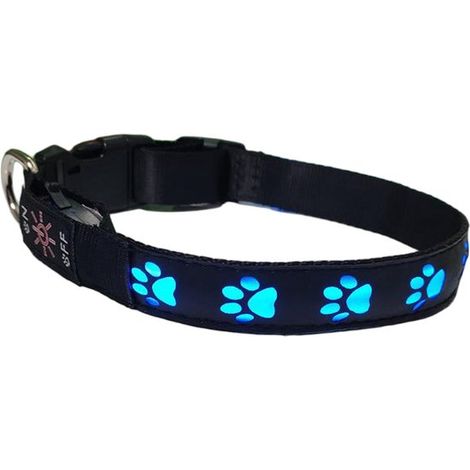 Collare luminoso - Collare con luci LED - Collare impermeabile ricaricabile tramite USB - Per animali domestici di piccola, media e grande taglia - Collare di sicurezza - XS Arancione (1/5)