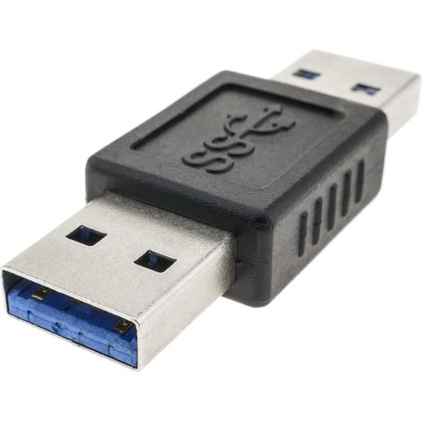 BeMatik - Adaptador USB 3.0 (A Macho a A Macho)