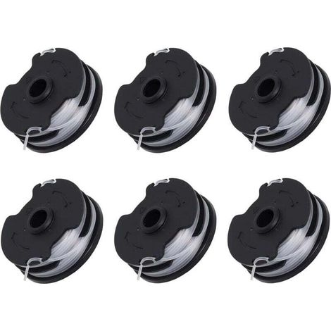 Lot de 6 bobines de rechange pour débroussailleuse sans fil Parkside PRTA 20-Li C3 IAN351753 (1/4)