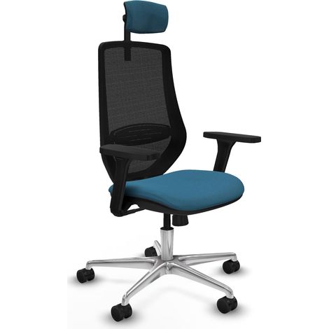 Piqueras y Crespo Mardos sedia da ufficio nera ergonomica