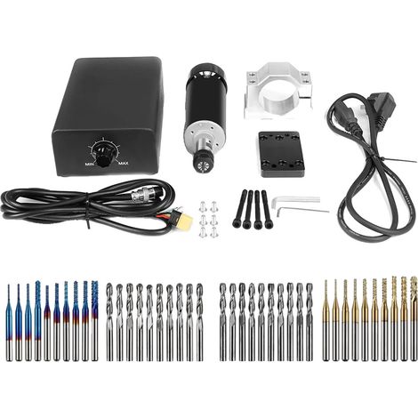 Moteur de broche, 12000 RPM, pince ER11, Kit de fraisage, UE (1/2)