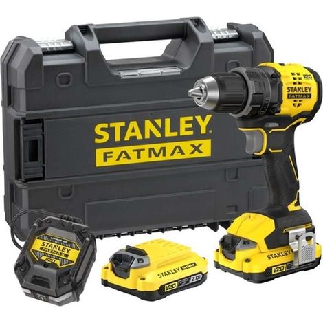 Taladro atornillador 50Nm - 18V - 24 ajustes de par - SFMCD714D2T-QW STANLEY FATMAX V20 (1/4)
