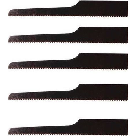Oc-Pro – Lames de scie sabre pneumatique – Lot de 5 lames – Pour découpe précise de bois dur et teck – Compatible avec machines pneumatiques