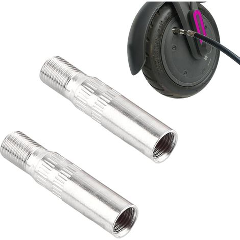 2 Pièces Extension de Valve de Pneu 39mm en Alliage d'Aluminium,Adaptateur Gonflage pour Xiaomi M365,Rallonge de Valve Trottinette Xiaomi,Trottinette Électrique,Dualtron,Vélo,Moto,Camion,Anti-Fuite (1/5)