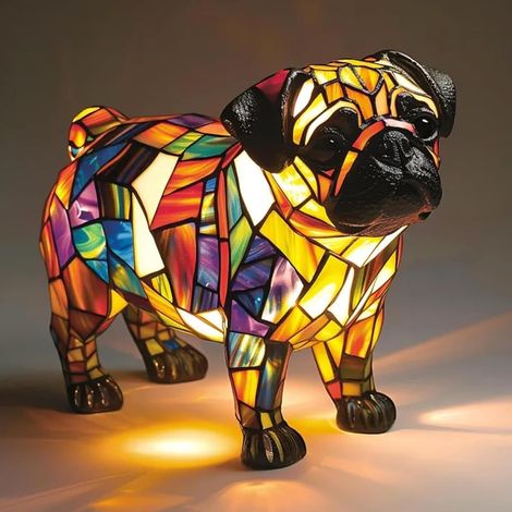 Lampes pour chien – Collection de Veilleuse en verre teinté (1/5)