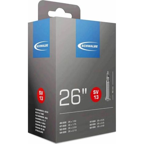 26 Zoll Schwalbe Fahrradschlauch für Fahrrad 26 x 1.50 bis 26 x (1/3)