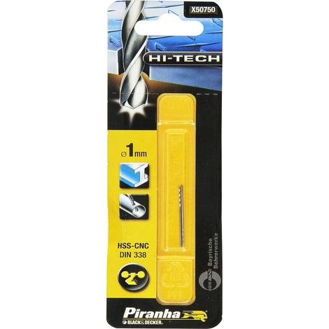 BLACK&DECKER - PUNTE PER METALLO CROWN 1MM