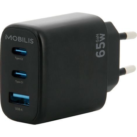 Wall charger - 65w - 1 usb-a usb-c (1/2)