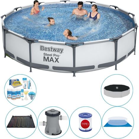 Bestway Bestway Steel Pro MAX Ronde - 366x76 cm - 7-pièces S21690