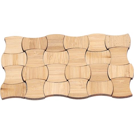 24 pièces de revêtement de sol miniature pour maison de poupée, planches en bambou simulé réaliste pour décoration DIY (1/5)