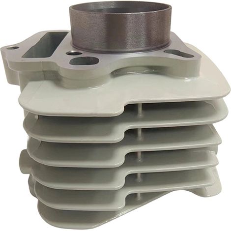 LF125 motorcycle cylinder and piston parts, suitable for Lifan 125cc LF125 cylinder and piston rings (52.4 mm). (1/4)