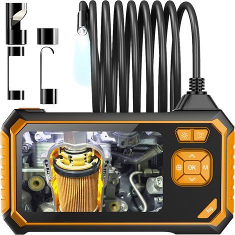 Caméra Endoscopique avec Lumière LED LCD HD 4,3" 5 m - Noir - IP67 - USB - Caméra Endoscopique (1/5)