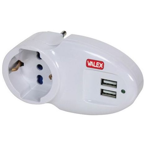Adattatore universale con 2 prese USB 1140039 VALEX