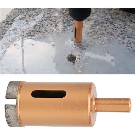 Foret diamanté avec scie cloche pour marbre, carrelage, béton et verre, 25-38 mm, 32 mm (1/5)